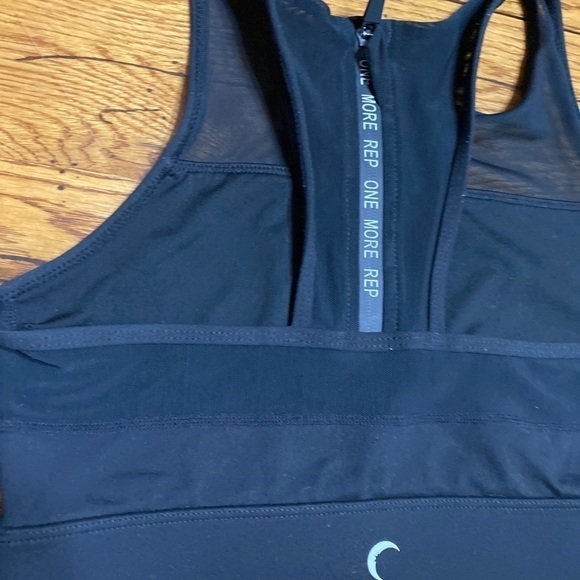 zyia Active All Star SPORTS Bra SZ MEDIUM  "one more rep" WORKOUT fitness M? - Picture 2 of 6